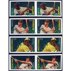 #4694v-97v Major League Baseball All-Stars, Set of Four Imperforate Horizontal Pairs