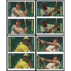 #4694a-97a Major League Baseball All-Stars, Set of Four Imperforate Vertical Pairs