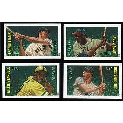 #4694v-97v Major League Baseball All-Stars, Set of Four Imperforate Stamps