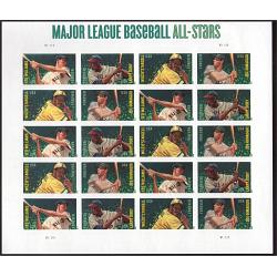 #4694a-97a Major League Baseball All-Stars, Imperforate Pane of 20