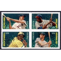 #4697a Major League Baseball All-Stars, Block of Four