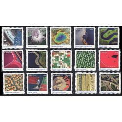 #4710a-o Earthscapes, Set of 15 Single Stamps