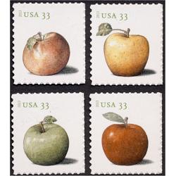 #4727-30 Apples, Set of Four Singles