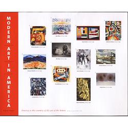 #4748 Modern Art in America, Souvenir Sheet of 12