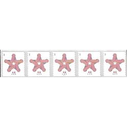 #4749 Patriotic Star, Plate Number Coil of Five, S111
