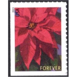 #4816 Poinsettia Plant, Booklet Single (2013)