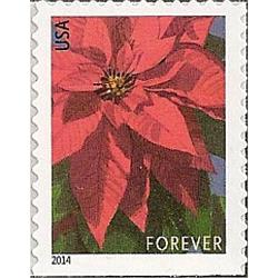 #4816b Poinsettia Plant, Booklet Single (2014)