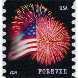 #4853 Fort McHenry Flag and Fireworks, Coil Die Cut 8½ (CCL)
