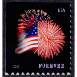 #4870 Fort McHenry Flag and Fireworks, Booklet Single (Sennett)