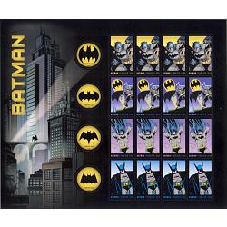#4928-35 Batman, Souvenir Sheet of 20 Stamps