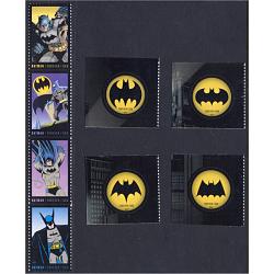 #4928-35 Batman, Set of Four Singles & Strip of Four