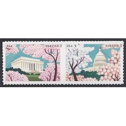 #4982 & 4983 Gifts of Friendship, Lincoln Memorial & U.S. Capitol, Set of Two Singles