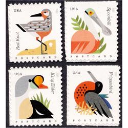 #4991-94 Coastal Birds, Set of Four Singles