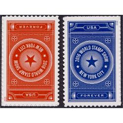 #5010-11 World Stamp Show NY 2016, Set of Two Singles