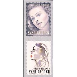 #5012ji Ingrid Bergman, Sweden Joint Issue, Set of Two