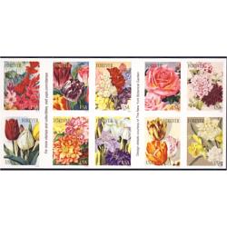 #5051a Botanical Art, Block of Ten from Booklet of 20