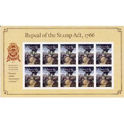 #5064 Repeal of the Stamp Act, Souvenir Sheet of Ten