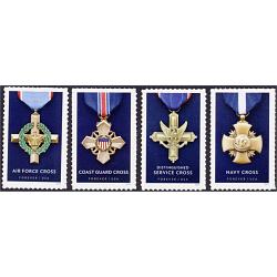 #5065-68 Honoring Extraordinary Heroism: The Service Cross Medals, Set of Four Singles