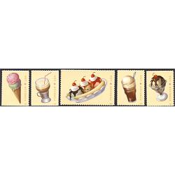 #5093-94, 5095a, 5096-97 Soda Fountain Favorites, Set of 5 Singles, Long Die Cut at Top