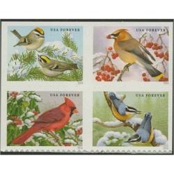 #5126-29 Songbirds in the Snow, Set of Four Singles