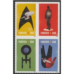 #5135a Star Trek , Block of Four