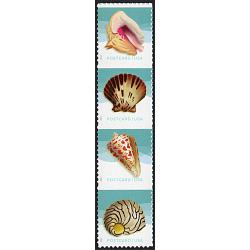 #5166a Seashells, Vertical Strip of Four