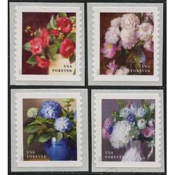 #5233-36 Flowers from the Garden, Coil Set of Four Singles
