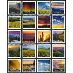 #5298a-t O Beautiful, Set of 20 Single Stamps