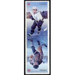 #5253ji Canada (#3040-41) Joint Issue Hockey, Booklet Pair