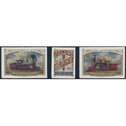 #5378-80 Transcontinental Railroad, 150th Anniversary, Set of Three Singles