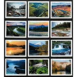 #5381a-l Wild and Scenic Rivers, Set of 12 Singles