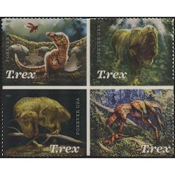 #5413a Tyrannosaurus Rex, Block of Four