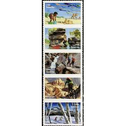 #5479a  Enjoy the Great Outdoors, Strip of Five Stamps