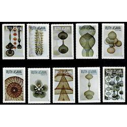 #5504-13 Ruth Asawa, Set of Ten Single Stamps