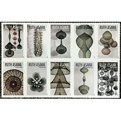 #5513a Ruth Asawa, Block of Ten Stamps