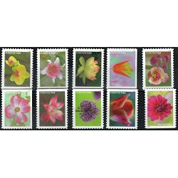 #5558-67 Garden Beauty, Set of Ten Booklet Singles