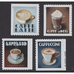 #5569-72 Espresso Drinks, Set of Four Singles