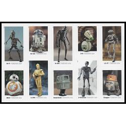 #5582b Droids, Block of Ten Stamps