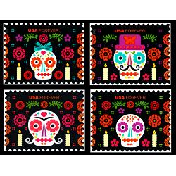 #5640-43 Forever Day of the Dead, Set of Four Singles