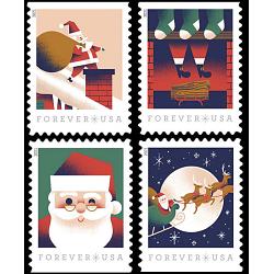 #5644-47 A Visit from St. Nick, Set of Four Singles