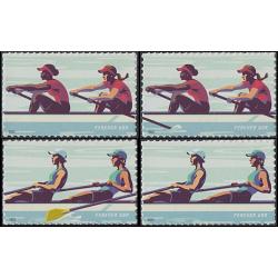 #5694-97 Women\'s Rowing, Set of Four Singles
