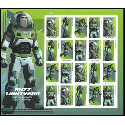 #5709-12sh Buzz Lightyear, Souvenir Sheet of Twenty