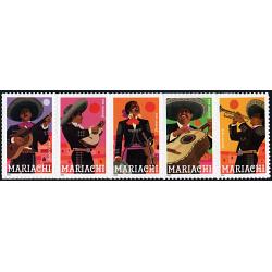 #5707b Mariachi, Strip of Five