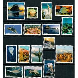 #5713a-p Marine Sanctuaries, Set of 16 Singles