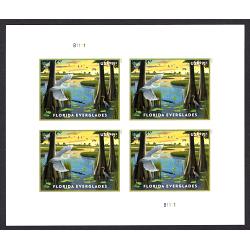 #5751 Florida Everglades, Mini-sheet of Four