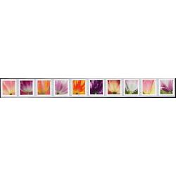 #5776a Tulip Blossoms, Strip of Ten Coil Stamps