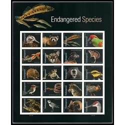 #5799 Endangered Species, Souvenir Sheet of 20