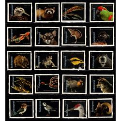 #5799a-5799t Endangered Species, Set of 20 Single Stamps