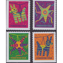 #5812-15 Pinatas, Booklet Set of Four Singles