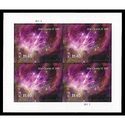 #5955 Star Cluster, Mini-Sheet of Four